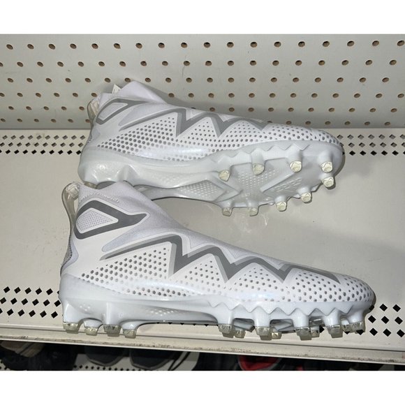 Adidas Freak Ultra 22 Mens Laceless Football Cleats Size 10.5 White Gray GX5131 main image 4